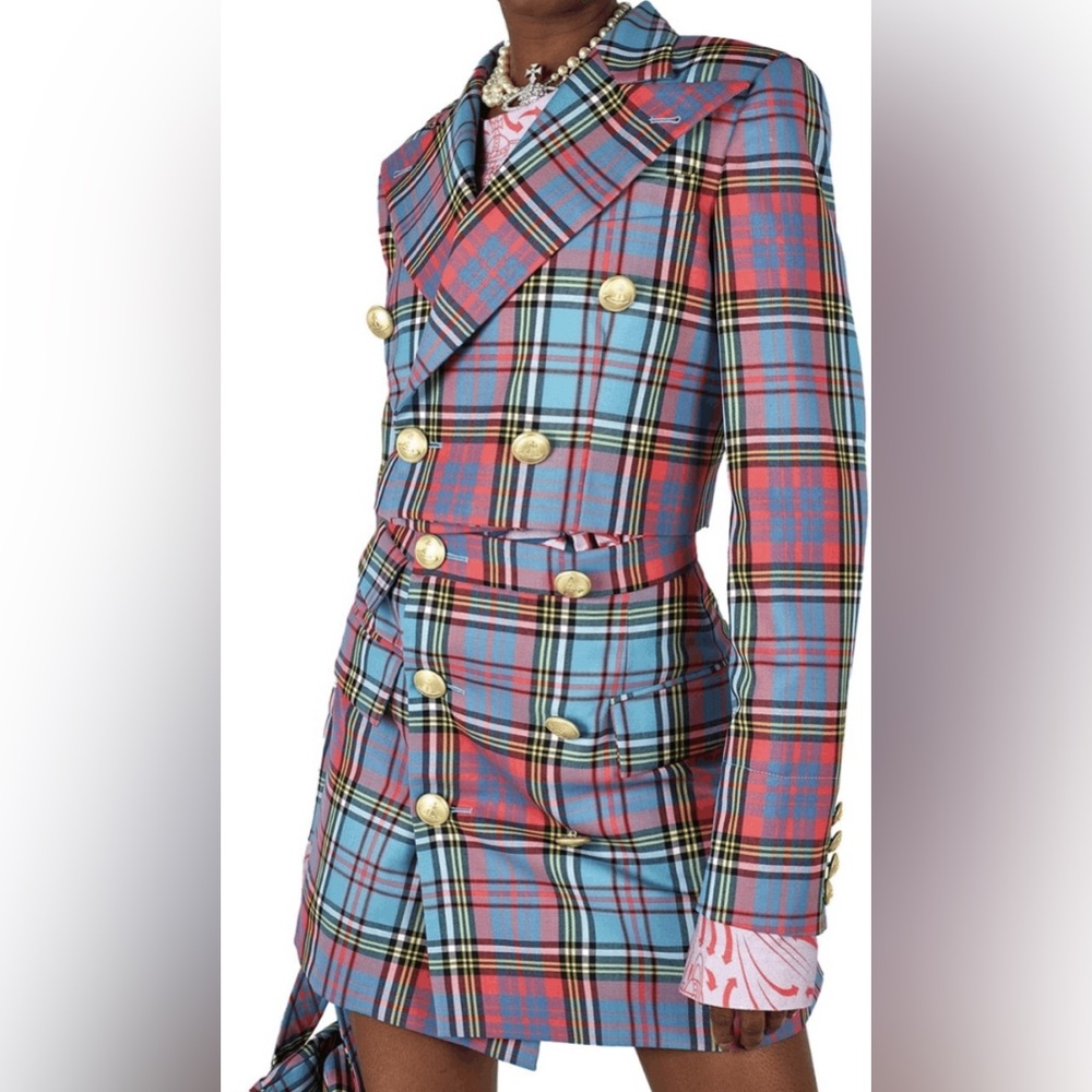 Vivienne Westwood Tartan Double-Breasted
Blazer